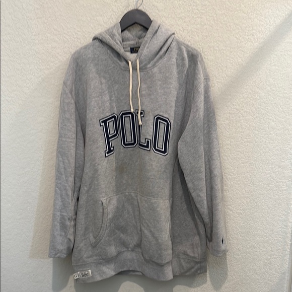 Polo Gray Hoodie by Polo by Ralph Lauren 2xlt - Picture 1 of 10